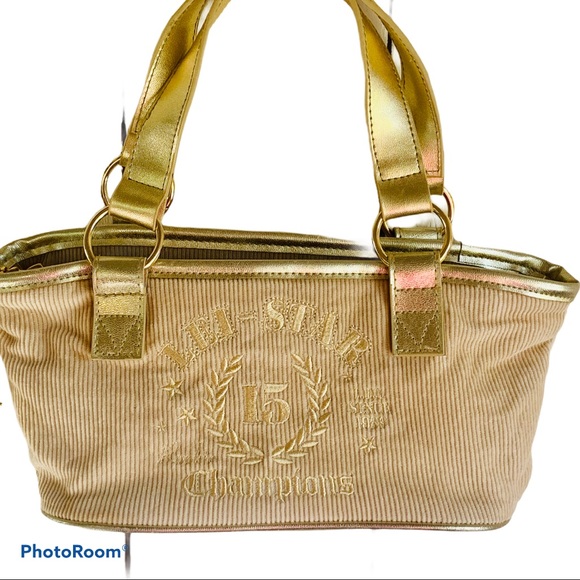 lei Handbags - L.E.I. Corduroy Purse with Gold Accents